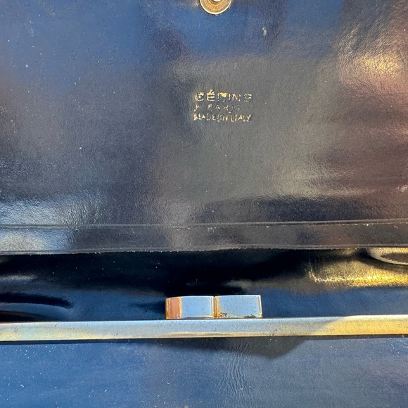 CELINE Vintage Long Wallet in Navy Project - Picture 10 of 11
